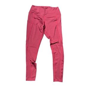 813-LOS OJOS Wine Leggings